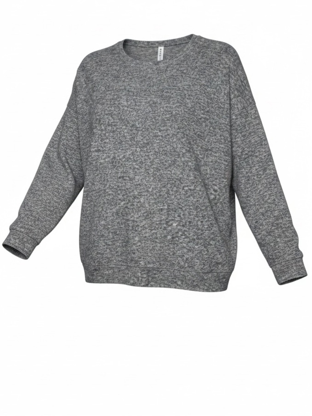 Athleta Gray Marled Crew Neck Pullover Sweatshirt Women’s Size L